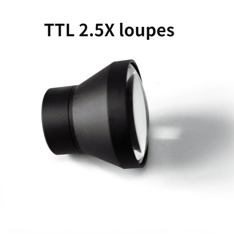 Imagem -04 - Burite Ttl Dental Loupes Lentes Premium em Pares Através da Lente Usada para Fazer Ttl 2.5x 3.0x 3.5x Novo