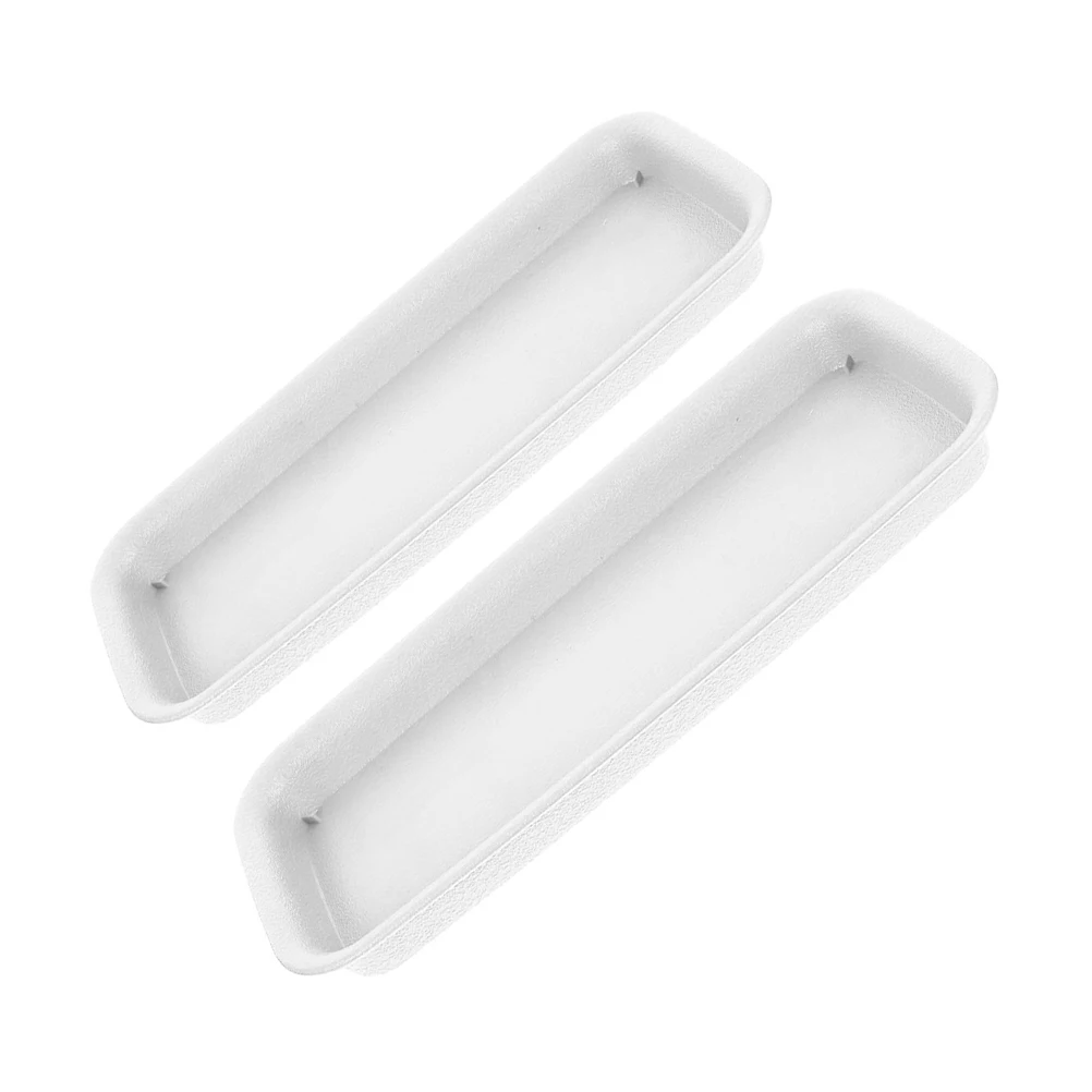 

Flower Pot Drip Tray Planter Bottom Rectangle Beige Water Trays for Indoor Plants