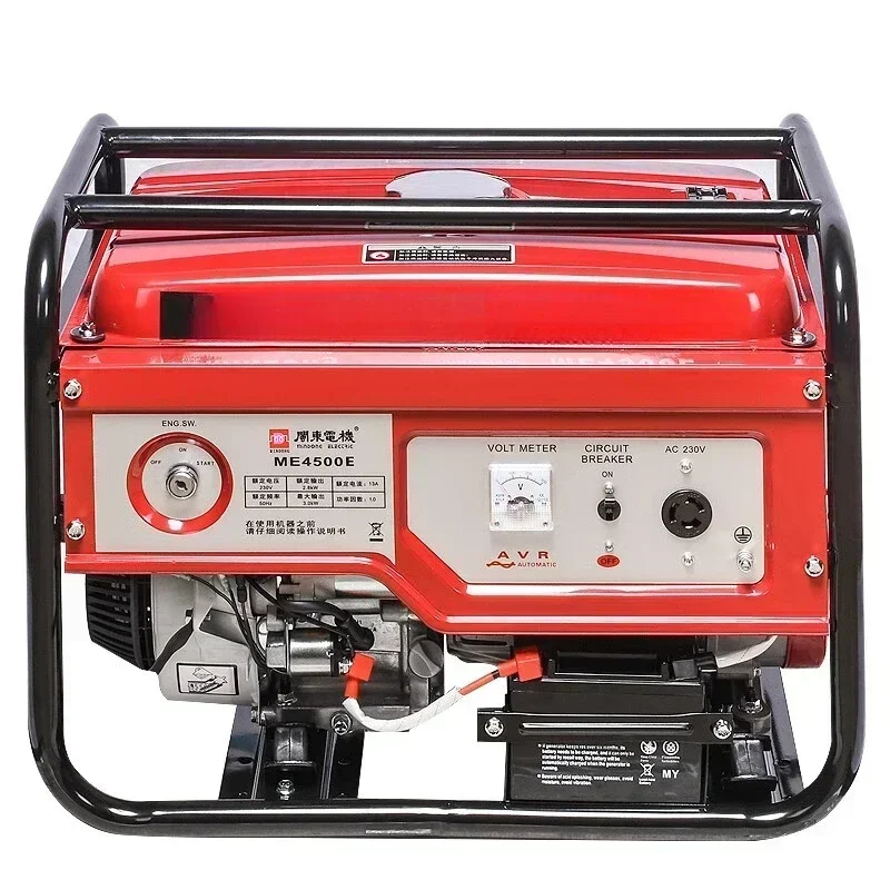 ME2500E6.5HP Portable Gasoline Generator Power Single Phase 2kw 3kw 5kw 8kw 10kw Four Stroke/OHV/Single Cylinder Air Cooling