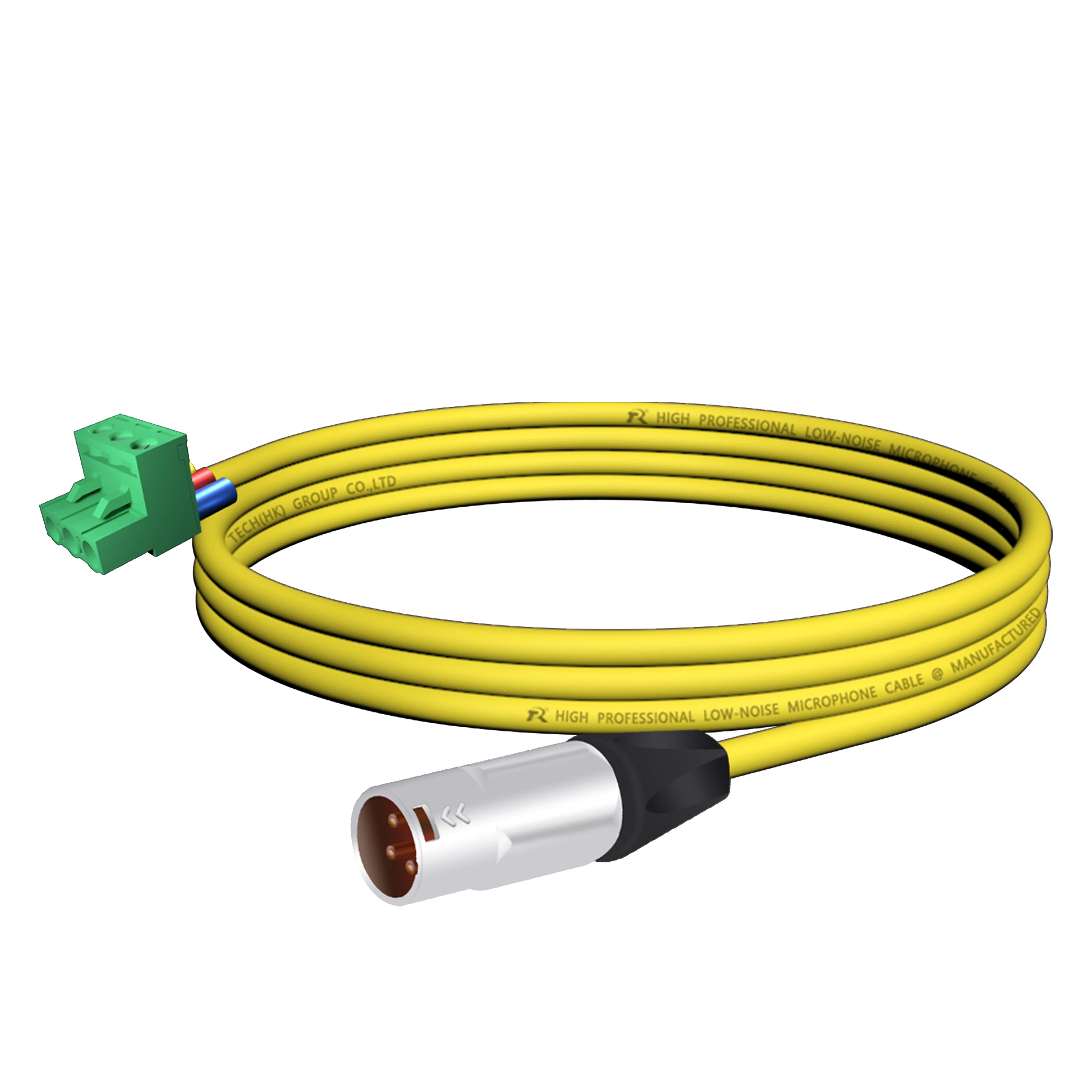Poliertes Metallgehäuse, Zugentlastung, Phoenix-zu-XLR-Buchse/-Stecker-Audiokabel, 3-polige Schraubklemme, geräuscharmes, abgeschirmtes Kabel – Detail 11