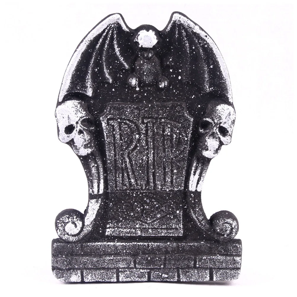 

Foam Tombstone Decorations Realistic Stone Finish Halloween Gravestone Props Party naments Outdoor Accessories Graveyard Scene