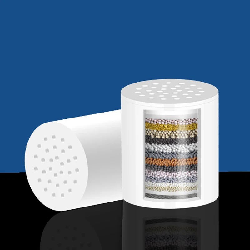 15/20/25 Stages Replace Filter Element Shower Water Filter Remove Chlorine Heavy Metals Filtered Soft Hard Water For Shower Head