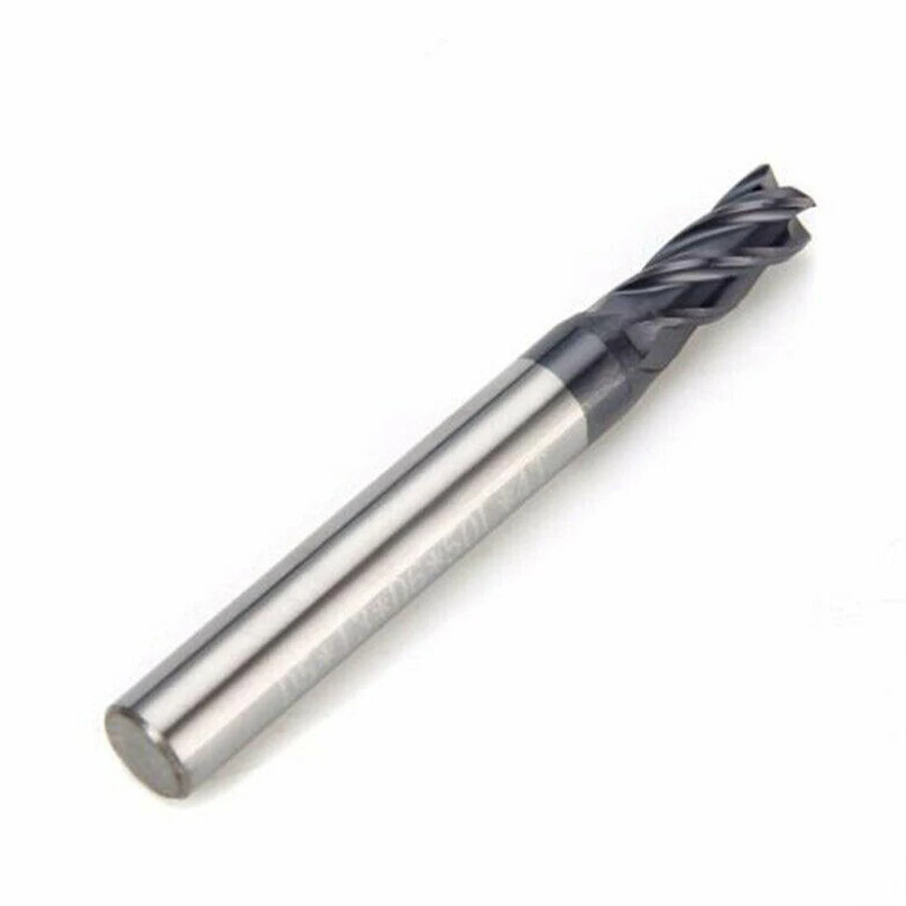 Fräser mit vier Nuten, Vollhartmetall-Schaftfräser, perfekt für End- und Schruppwerkzeuge, geeignet für alle CNC-Fräser