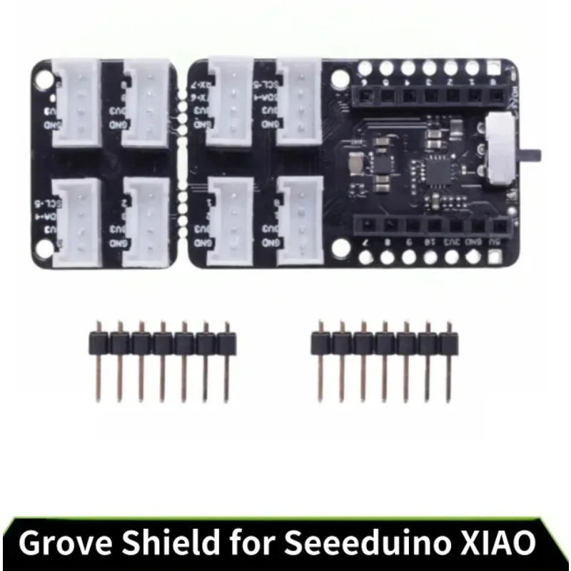 XIAO Expansion Base with Embedded Battery Management Chip, Break‑able Split Carrier Board for Seeed XIAO Series