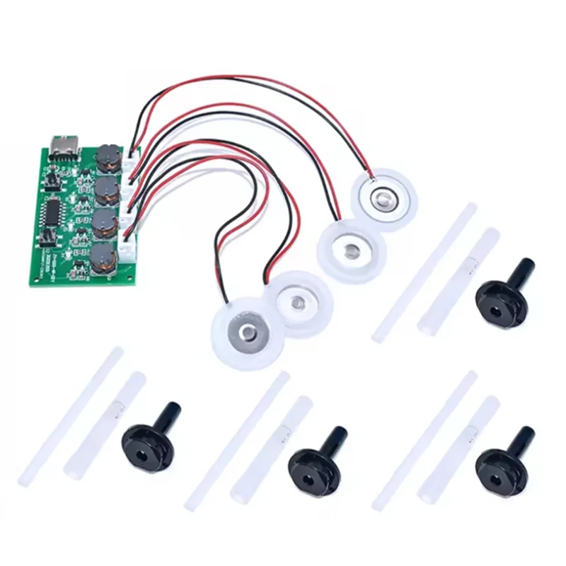 

Новая плата привода распылителя, четырехсторонняя плата ультразвукового драйвера, четыре модуля увлажнителя с распылителем, плата управления увлажнителем «сделай сам»