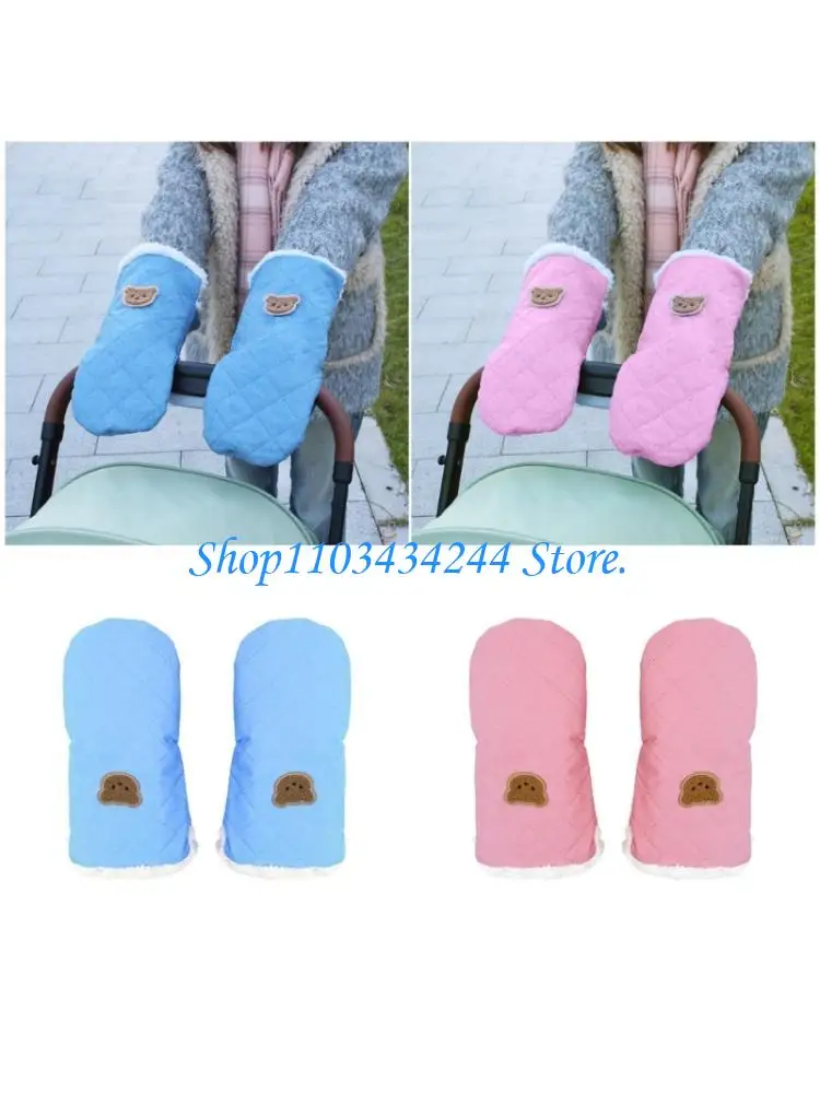 

Thermal Insulated Pram Mitts Features Fleece Lining Keep Hands Cosy for Winter