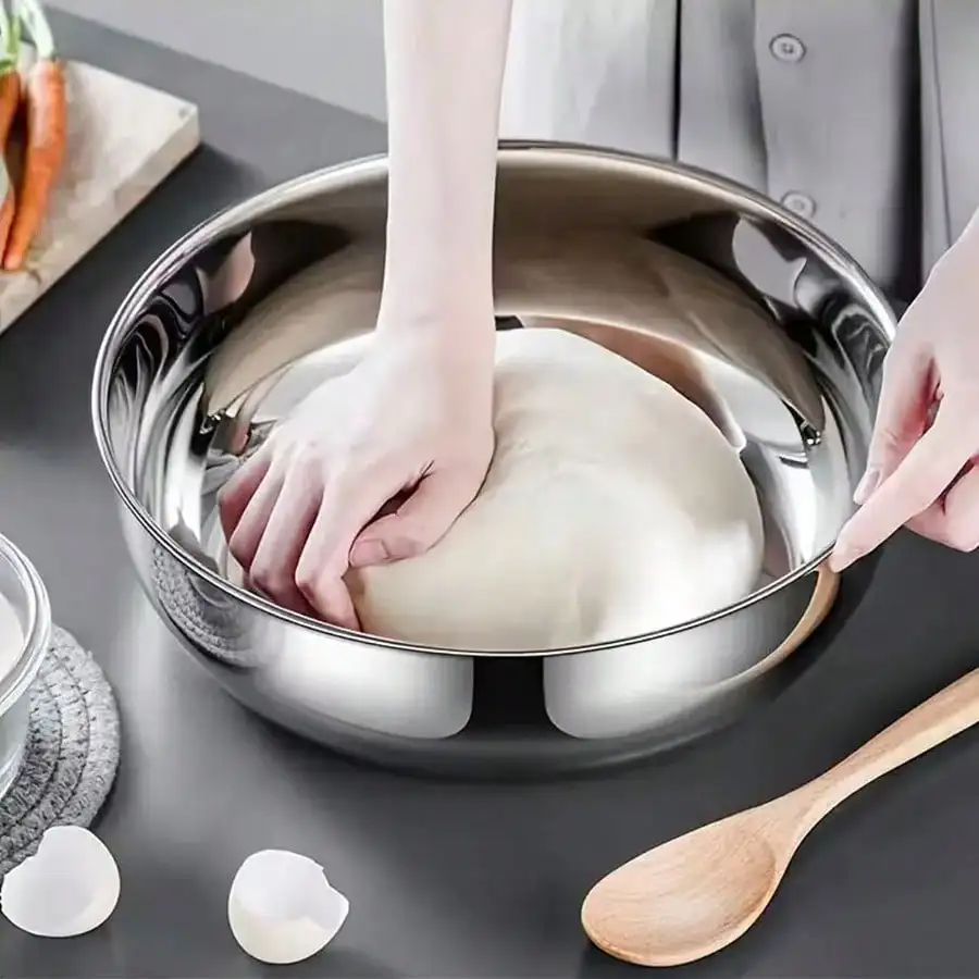Extra Large Stainless Steel Mixing Bowl for Baking