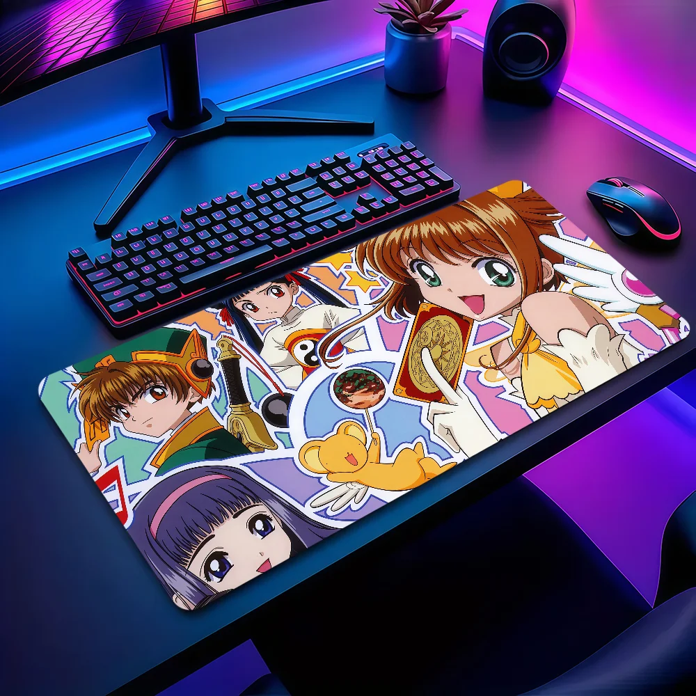 C-Cardcaptor S-Sakura Mouse Pad Non-slip Thickened MousePad Large Writing Lockedge Office Student Gaming Cushion