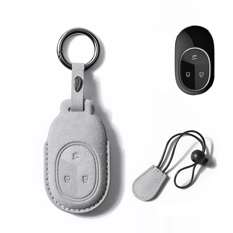 Suitable For NIO 2023 ET5 ET7 EC6 EC7 Suede Car Remote Key Case Cover Multiple Styles and Colors Available