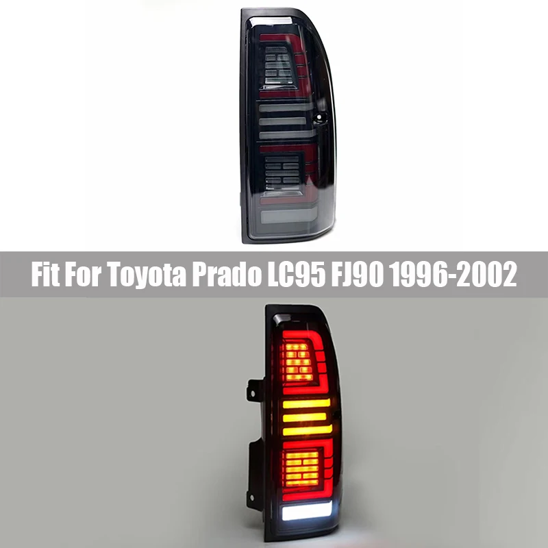 

Tail Lamp Assembly Suitable for Toyota Prado 3400 FJ90 LC95 1996 1997 1998 1999 2000 2001 2002 LED Rear Tail Lamp