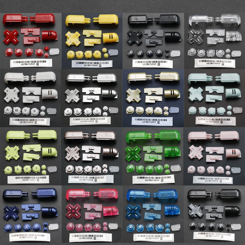 

JCD Full Set Buttons Set A B X Y abxy L R D-Pad Cross Button For Nintend DS Lite For NDSL Console Buttons