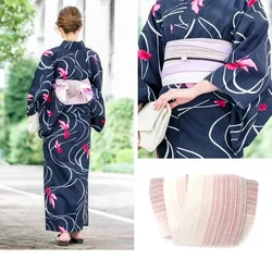 Japanese Traditional Dress Belt Kimono Yukata Obi Belt Fabric Wide Waist Belt Self-Tie Bandage Dress Belt Kimono Accessories