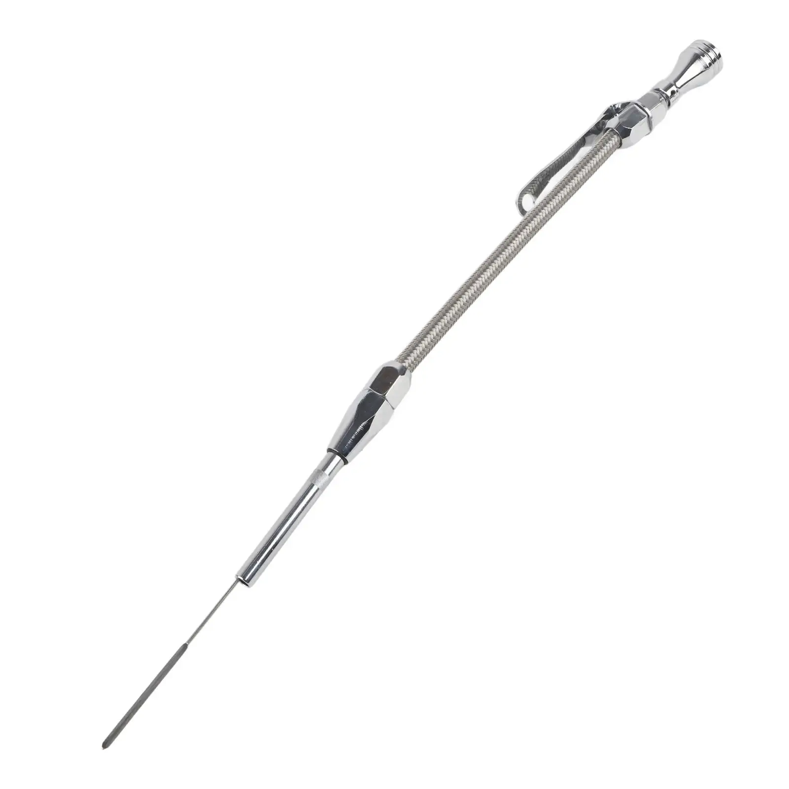 

Stainless Flexible Oil Dipstick Fit for chevy SB Engines 265 283 327 350 383 400 Auto