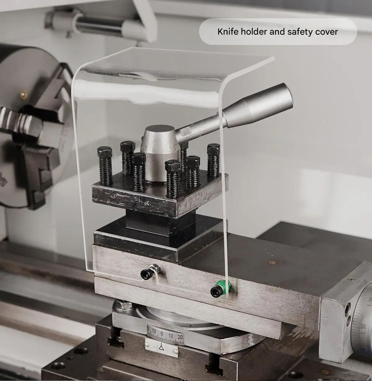 Torno multifuncional pequeño, totalmente de engranaje metálico, torno de banco de velocidad Variable, máquina de doble palanca de grado Industrial