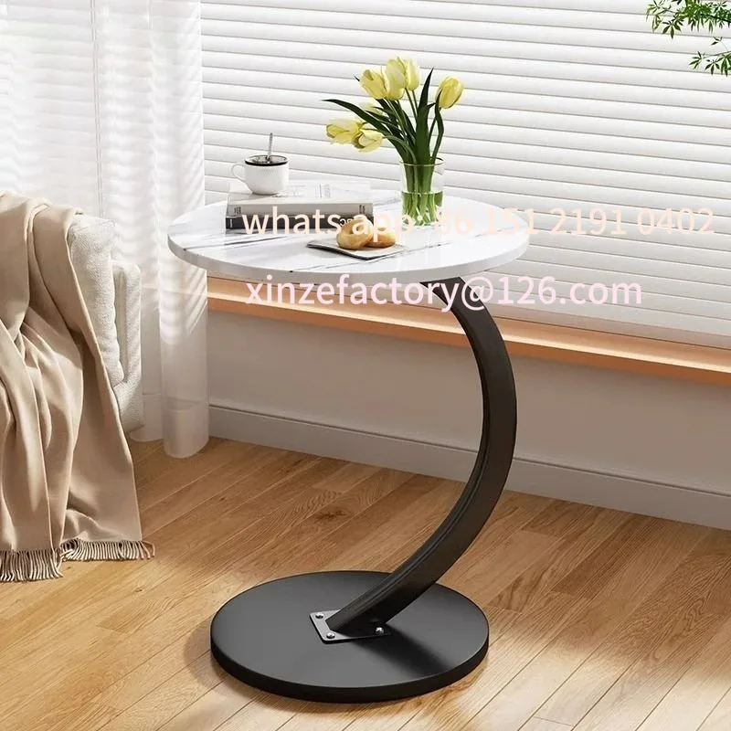 شقة صغيرة قابلة للتخصيص، طاولة قهوة صغيرة فاخرة بجانب السرير، طاولة قهوة صغيرة متحركة صغيرة