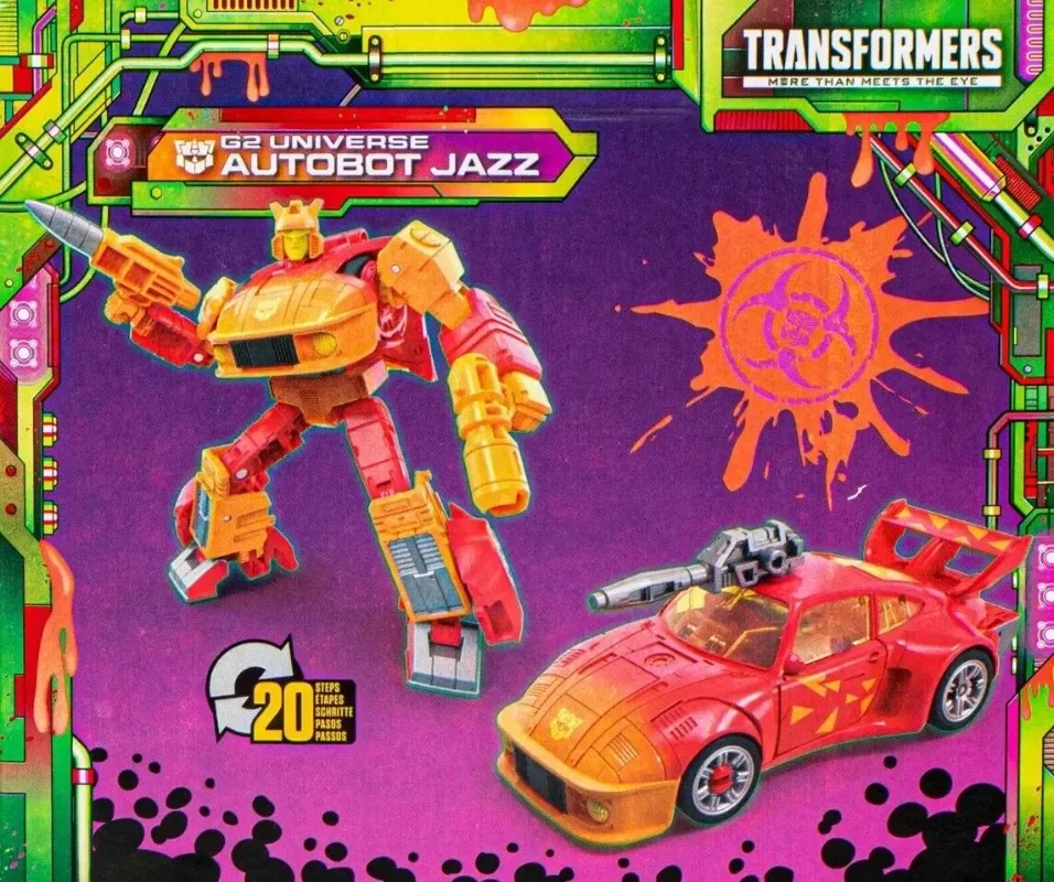 Takara Tomy Hasbro Transformers Legacy Evolution Deluxe G2 Universe Jazz Action Figure Robot Ornaments Figure Birthday Gift