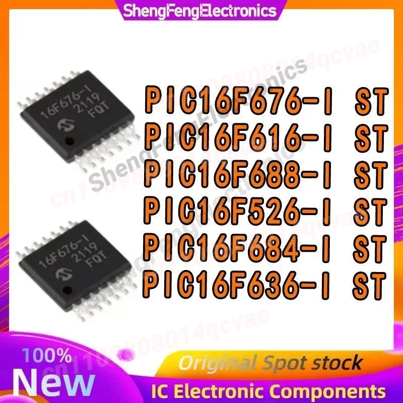 PIC16F526-I/ST PIC16F616 PIC16F636 PIC16F676 PIC16F684 PIC16F688-I/ST PIC16F IC CHIP TSSOP-14