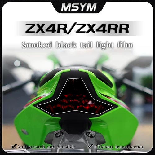 Imagen 2 del producto Para Kawasaki ZX4R ZX 4RR ZX-4R ZX-4RR zx4r zx4rr película de instrumento película de faro accesorios adhesivos protectores transparentes