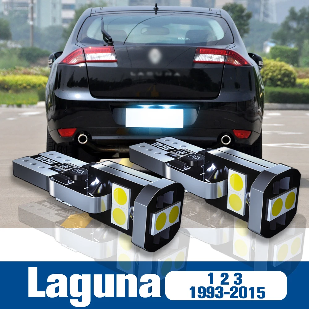 

2pcs LED License Plate Light Lamp Accessories Canbus For Renault Laguna 1 2 3 1993-2015 2007 2008 2009 2010 2011 2012 2013 2014