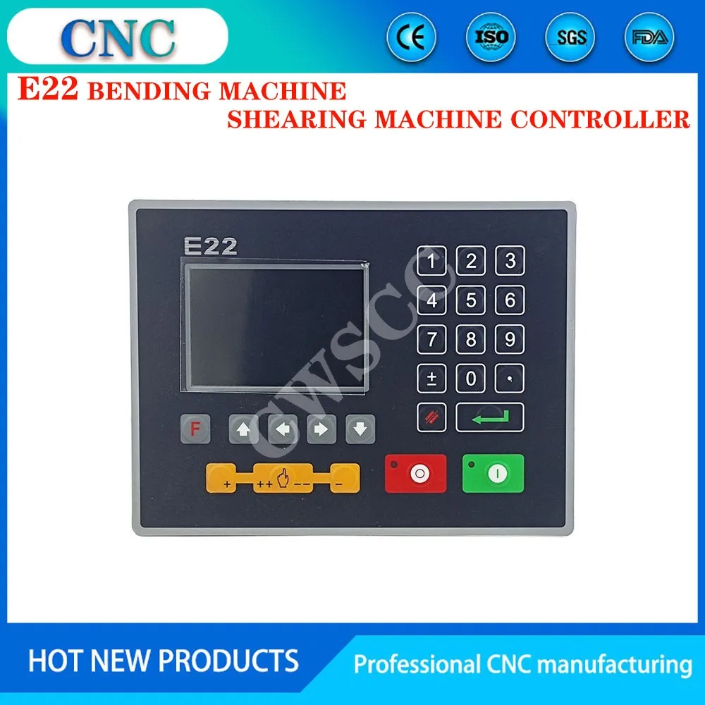 Offline E22 CNC system shearing machine digital display system set servo motor controller bending machine display