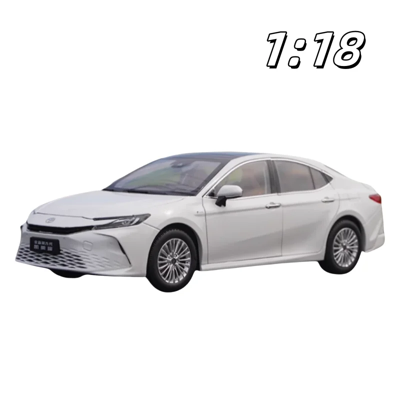 1:18 GAC Toyota new 9th generation Camry 2024 diecast alloy model, boys collection of decorative toys, children\'s holiday gifts.