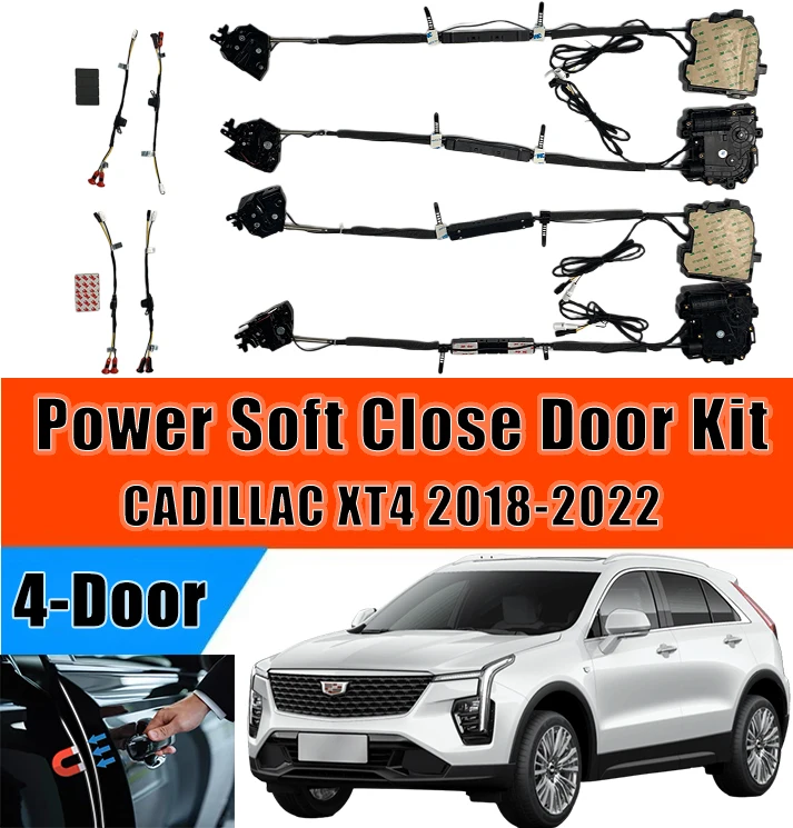 Xcar for CADILLAC XT4 2018-2022 Car OEM Automatic Soft Close Door Electric Suction Kit Auto Power Closing