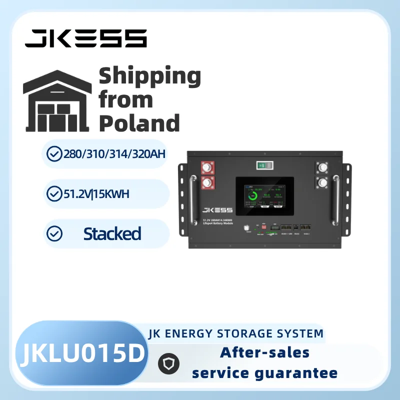 JKESS JKLU015D Nur die Box Batteriesätze Lifepo4 48V 51.2V 280AH 310AH 15KW Powerbank für Solarenergie-Speicherung EU-Lagerbestand im Angebot