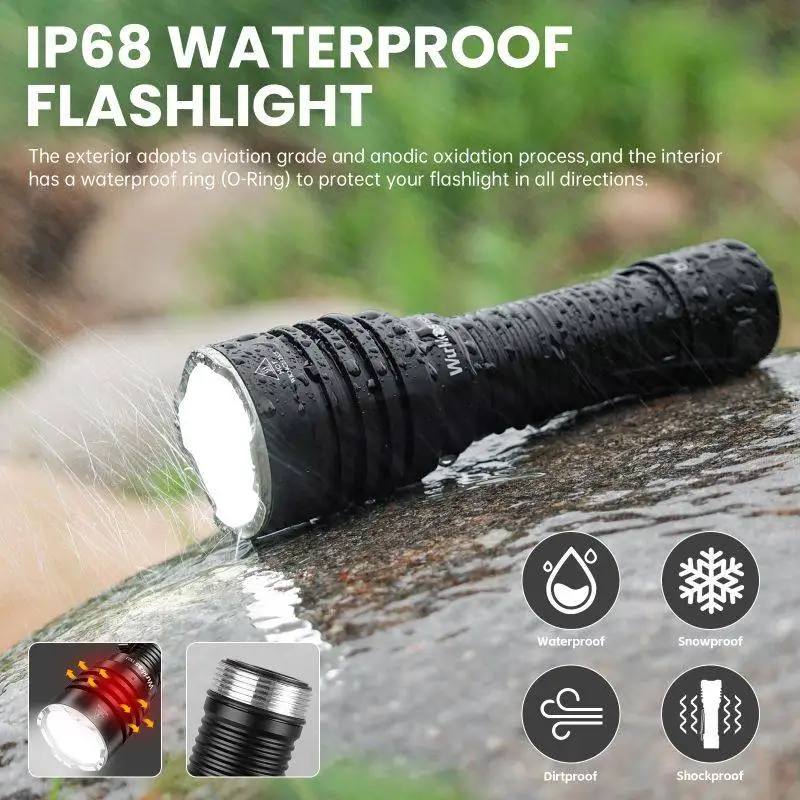 Wurkkos TS23 5000 Lumens Tactical Flashlight