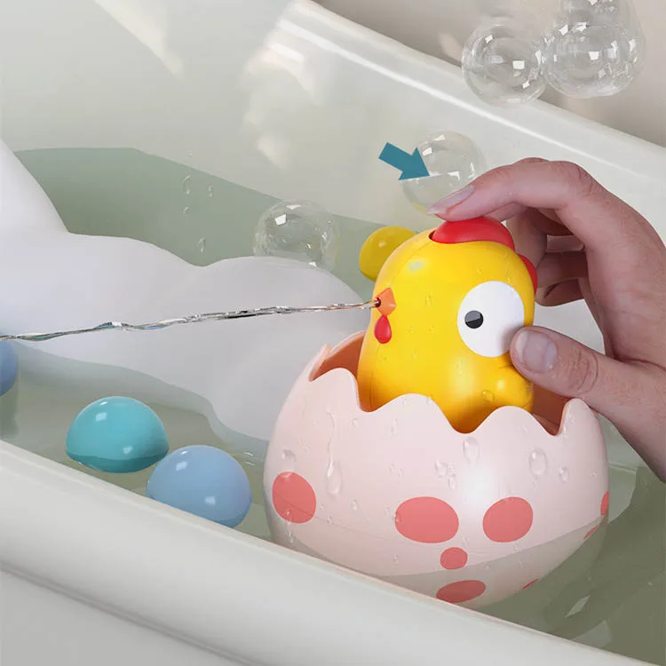 Dinosaur Eggshells Baby Bath Toy Cartoon Cute Rain Spray Eggs Baby Children Bathroom Water Play Shower For Boys And Girls 