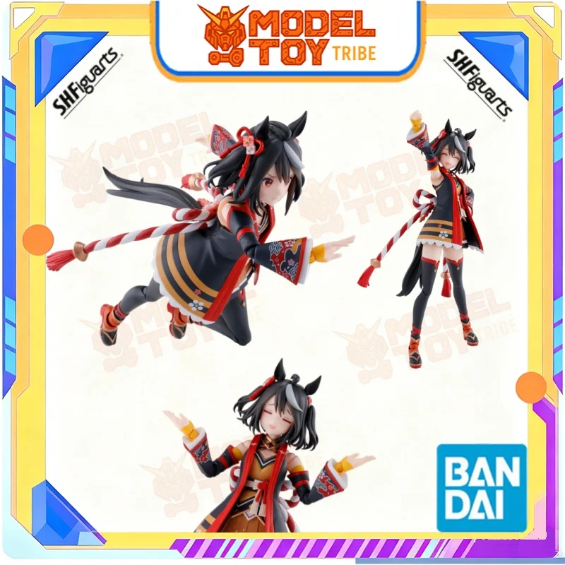 

Оригинальная аниме-фигурка Bandai S.H.F Pretty Derby Kitasan Black, высокодетализированная коллекционная фигурка, подарок на праздник, товар в наличии.