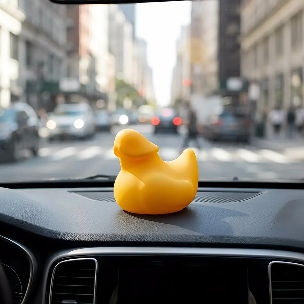 Prank Ornament Hilarious Prank Gag Gift Office Desk Decoration Ornament Mini Duck Figurines for Car Interiors Office Desks ﻿ view 4