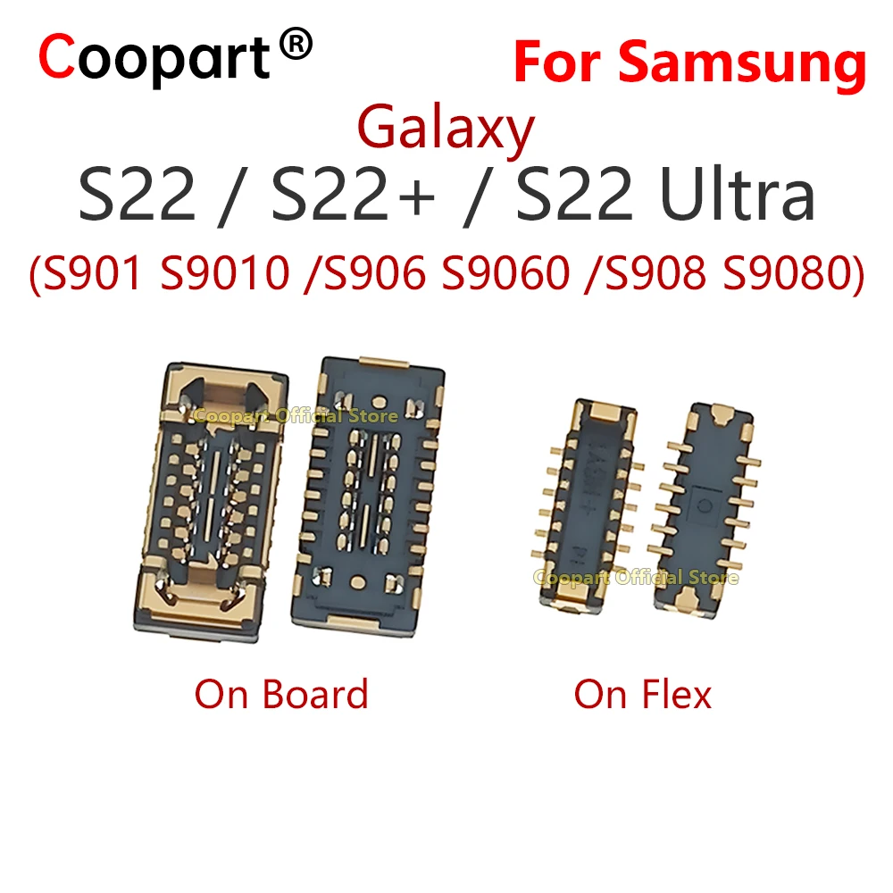Conector FPC de antena WiFi en Cable de placa principal flexible para Samsung Galaxy S22 / S22 + / S22 Ultra / S22 Plus 5G, 2 uds.