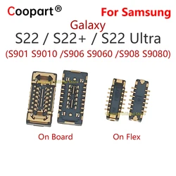 2Pcs WiFi Antenna FPC Connector On Main Board Cable Flex For Samsung Galaxy S22 / S22+ / S22 Ultra / S22 Plus 5G