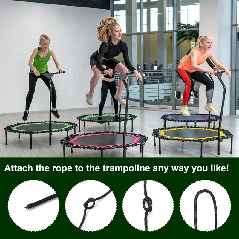 

4 Pcs 15Ft Trampoline Netting Cords, Replacement Parts For Fence Netting Safety Trampoline Netting Cords