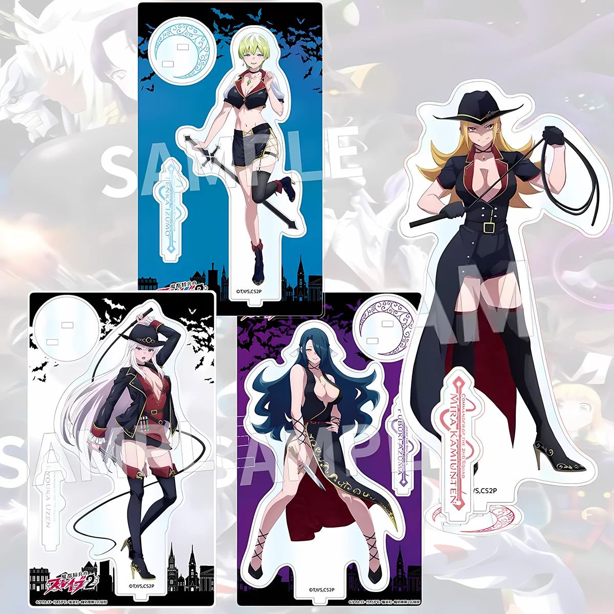 Anime Chained Soldier Uzen Kyoka Yamashiro Koi 15cm Double Sided Acrylic Stand Carnival Holiday Gift keychain