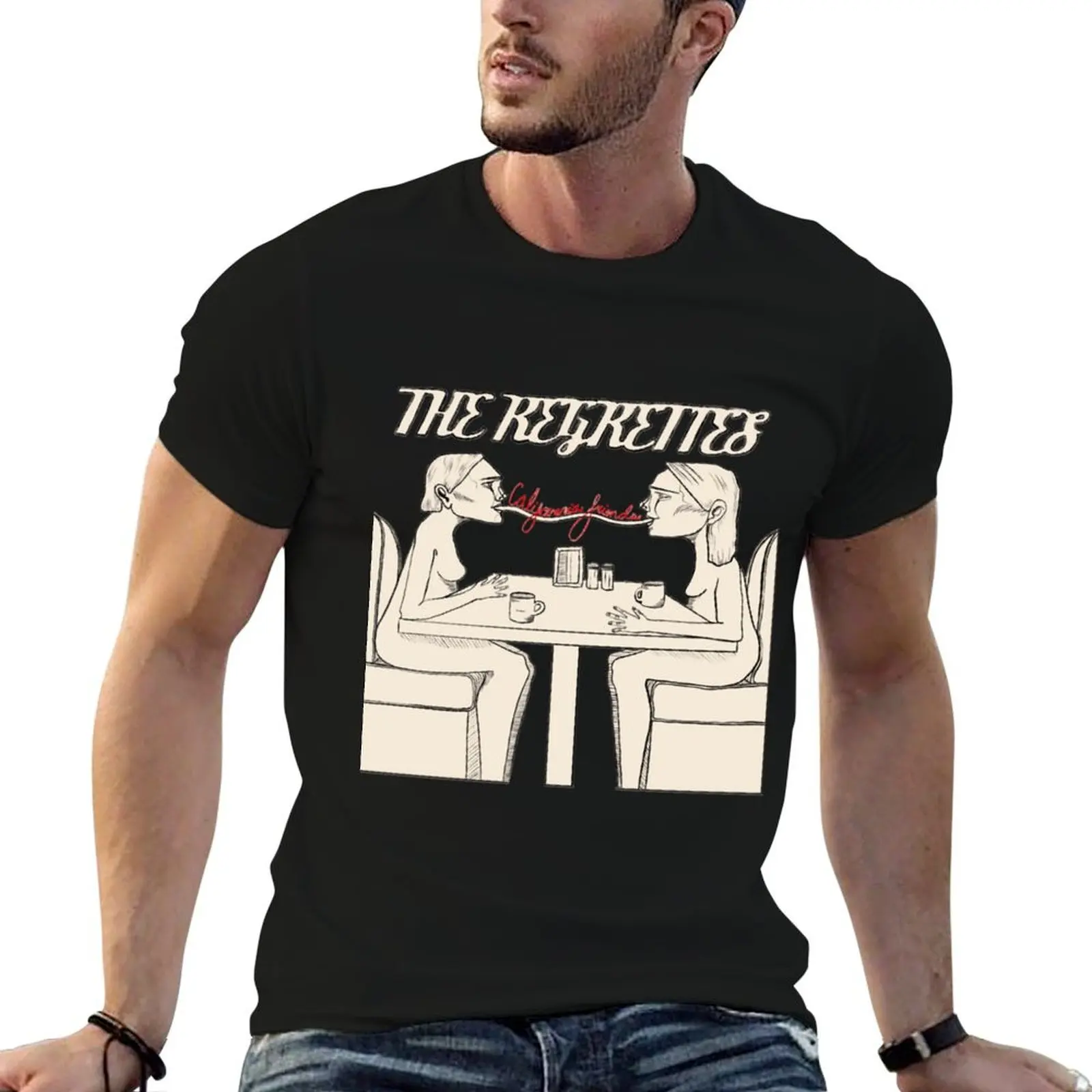 The Regrettes California Friend T-Shirt tees vintage plus size tops essential t shirt Short sleeve tee men