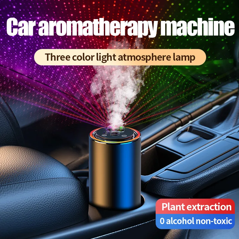 

3 Color Star Top Car Aromatherapy Machine perfume Automatic Start Stop Spray Star Light Interior Odor Removal Car Air Fresheners