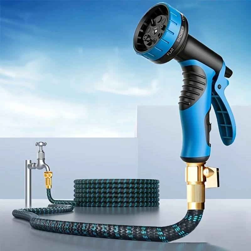 

New Expandable Magic Hose High Pressure Car Wash Hose With Spray Gun Outdoor Watering Irrigation Tool Garden Hose Sprinkler Set