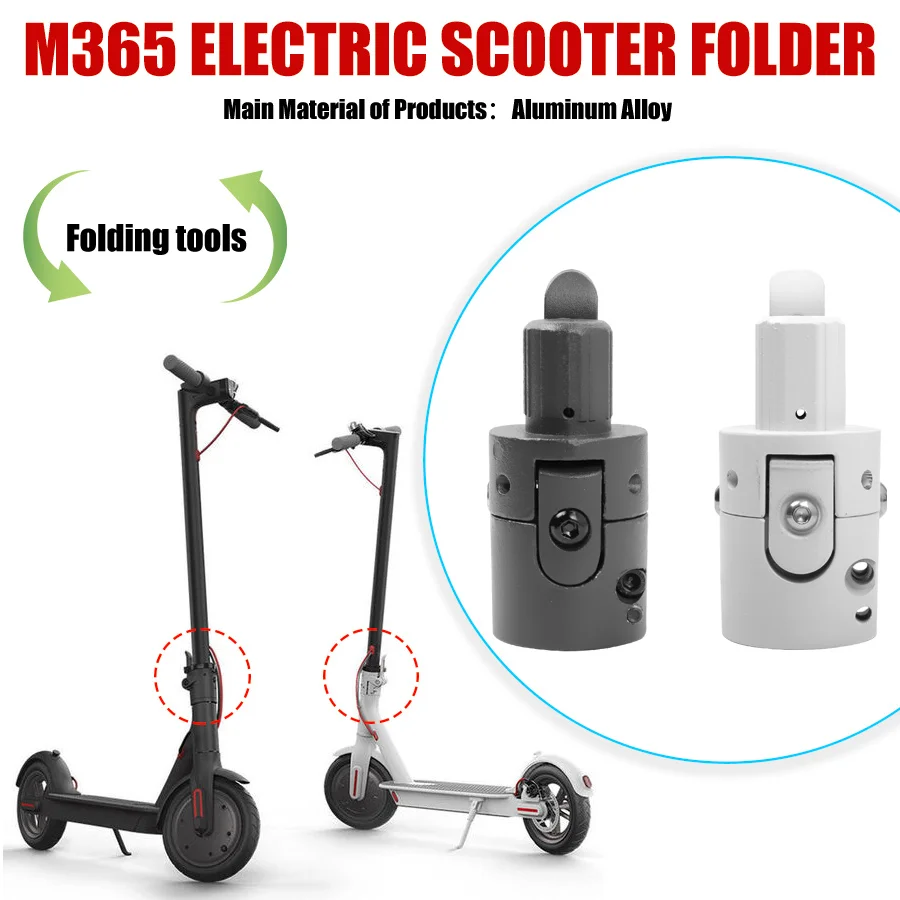 High Quality Metal Foldable Pole Base Folding Pole Base Retaining Clamp for Xiaomi M365 Electric Scooter Replacement Parts