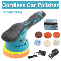 8 Gears 12V Cordless Car Polisher Electric Waxing Machine For Repairing Scratches Wireless Sander Polishing Machine Repair Tools