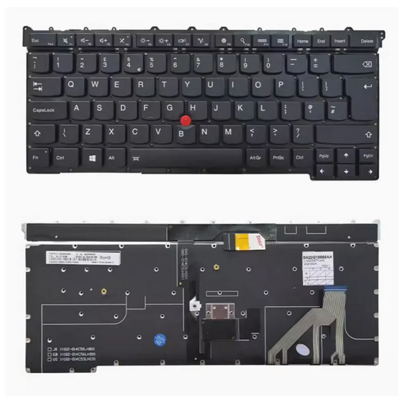f  Replacement For Lenovo ThinkPad X1 Carbon 3rd Gen 2015 Laptop US UK Keyboard