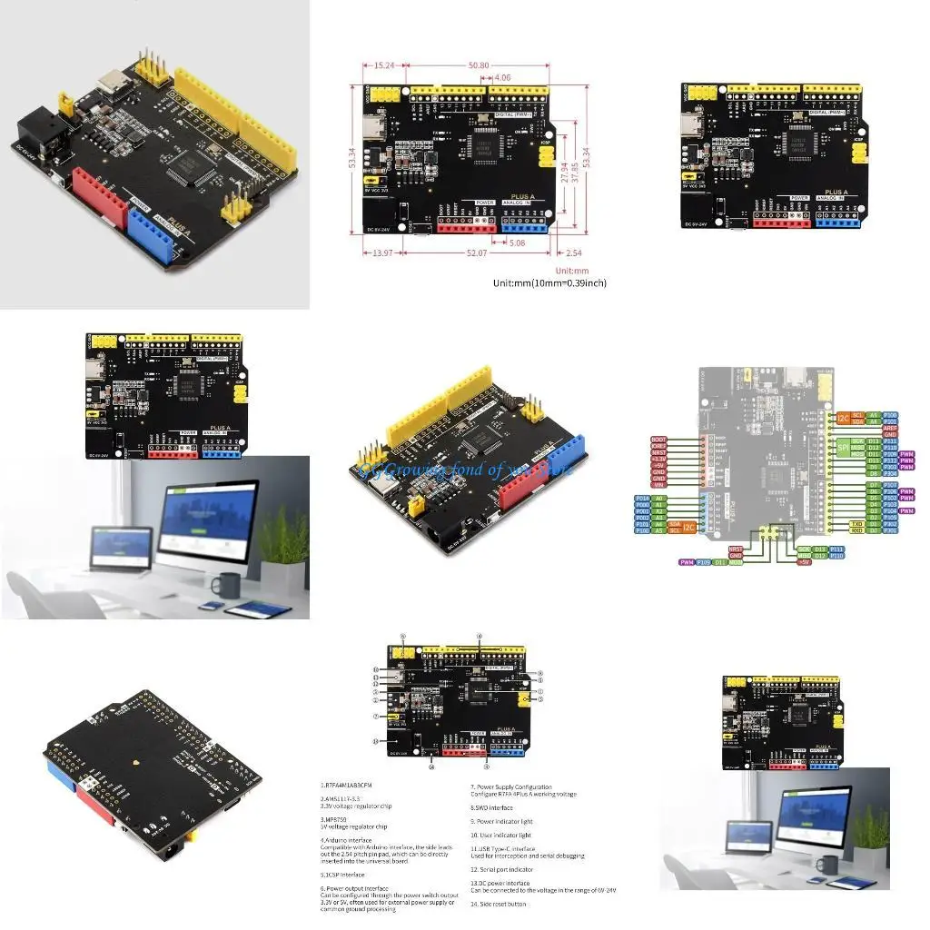 

H9EB R7FA4 A Development Board Output Current of 8mA Strong Drive Capability