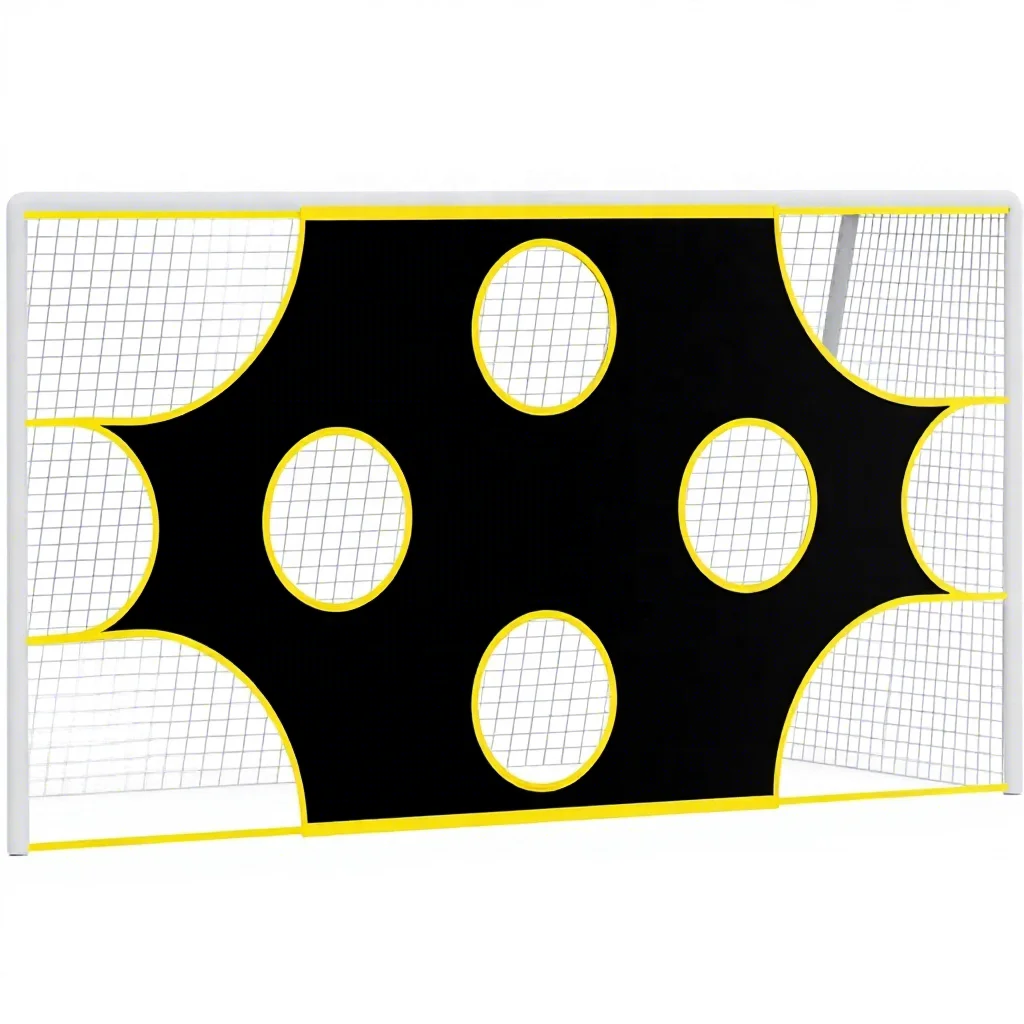 Training Soccer Goal Target Net with 10 Scoring Zones Compatible with All  12'x6' Soccer Goals