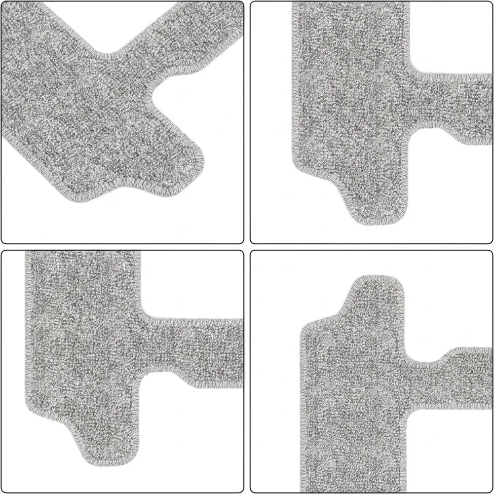 4/8pc Reusable Cleaning Pads For Jemyths Auto Window Cleaner Robot High Absorbency Washable=Mop Cloths For StreakFree Glass Care