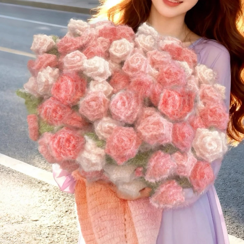 Dream gradual change rose blanket