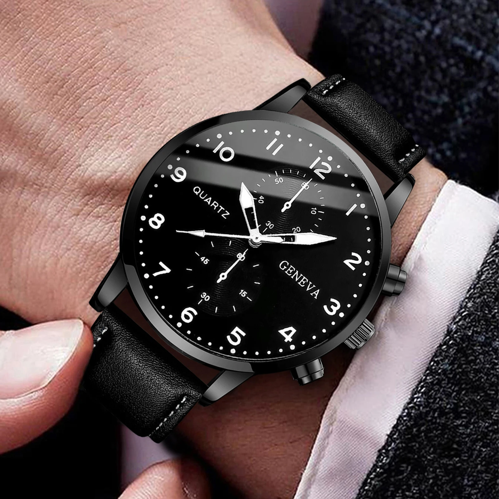 3PCS Fashion Men's Watches Set - Luxury Watch Cartier recension och pris