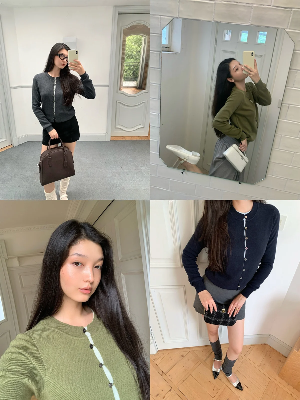 

Женский модный пуловер ZhouMiao из смесовой шерсти с круглым вырезом, длинными рукавами и пуговицами, приятный к телу, вязаный, базовый слой