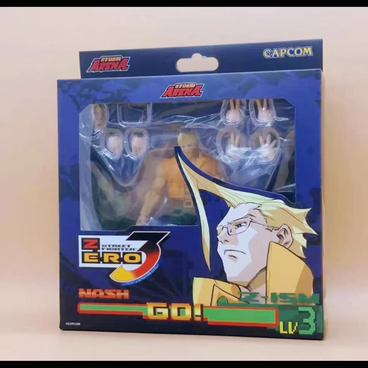 

Оригинальная коллекционная фигурка Storm Toys Arena Street Fighter ZERO3 NASH SFSA05 1/12, модель для подарков