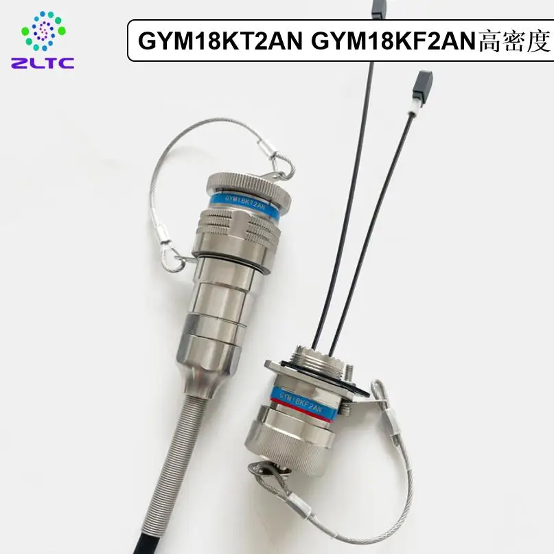 Customized ZLTC-GYM Series High-density Fiber Optic Connector with 2 Built-in 12 Core MT Contacts, Multimode OM3, 10 Gigabit