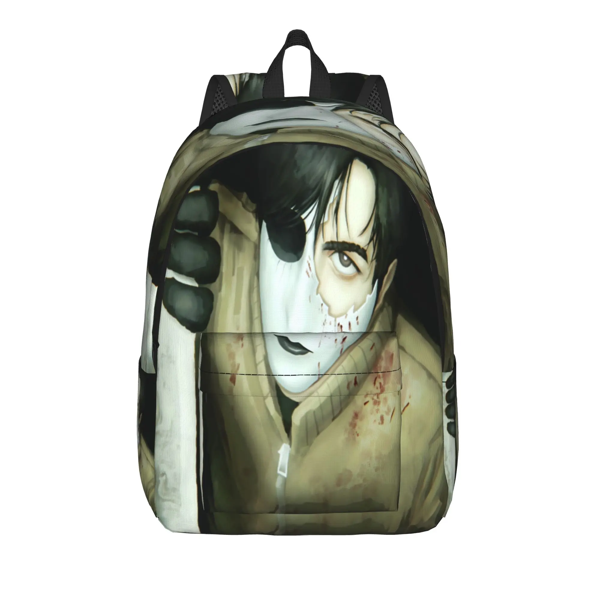 Marble Hornets MH Masky Backpack  Camping Backpacks Women Men Cute School Bags Custom Large Rucksack